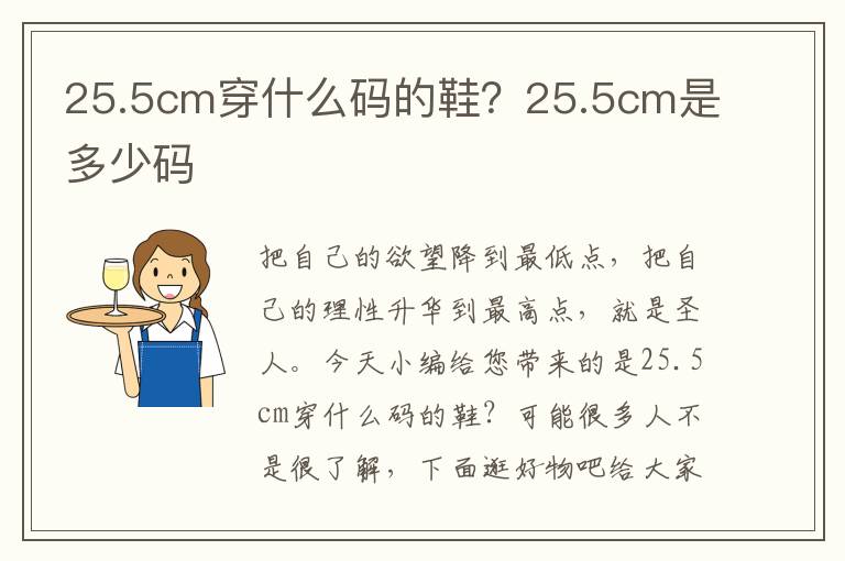 25.5cm穿什么码的鞋？25.5cm是多少码