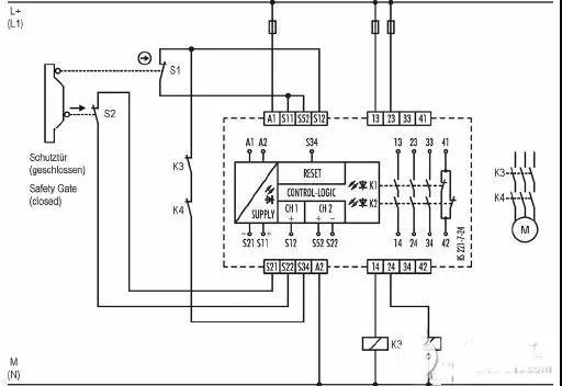 安全继电器工作原理图？安全继电器使用方法图解