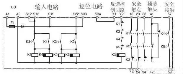 安全继电器工作原理图？安全继电器使用方法图解